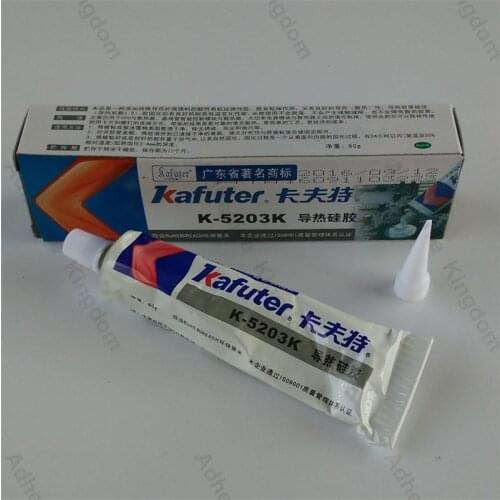 Kafuter 80g K-5203K quick-drying silicone thermal silica thermal conductivity 1.2 white