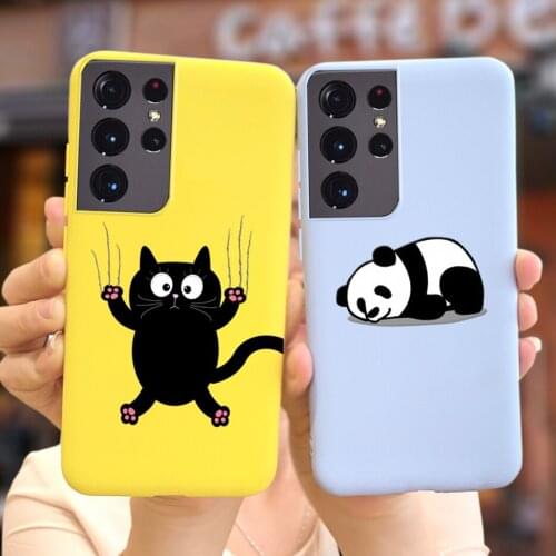 For Samsung S21 Ultra 5G Case SM-G998B Cute Fashion Soft Slim Phone Case For Samsung Galaxy S 21 Ultra S21Ultra Back Cover 6.8
