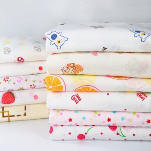 100*250cm Breathable Cotton Sewing Fabric By The Meter Babys Clothes DIY Soft Kids Room Decoration Material