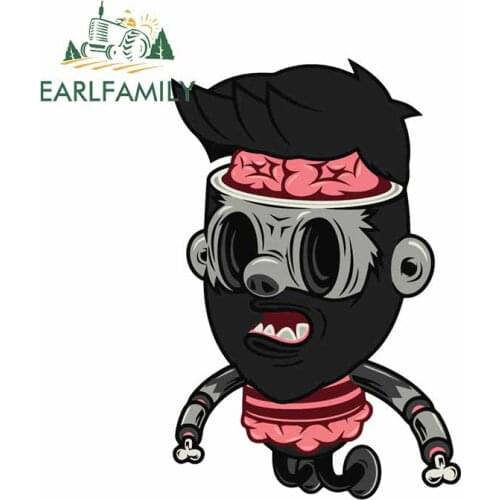 EARLFAMILY 13cm x 8.6cm For Cartoon Funny Car Stickers Graffiti Decal Vinyl Material Surfboard Occlusion Scratch For JDM SUV RV