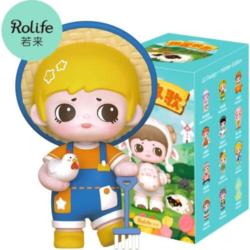Robotime Rolife Yoola Ⅲ Pastora Dolls Action Figure Toys Farmer Figure Desktop Model Blind Box Children Girlfriend Birthday Gift