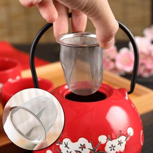 Stainless Steel Tea Filter Screen Portable Filter Tea Strainers Infusers Cup Leaves Coffee Crushed Strainer Kitchen Accessories