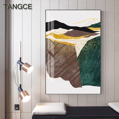 Modern Abstract Canvas Poster Print Moutain View Painting Fashion Wall Pictures for Living Room Nordic Landscape Wall Art Poster