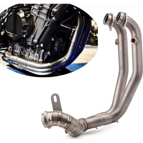 For Yamaha MT-09 FZ09 Exhaust Pipe Motorcycle Full System Header Collectors Slip On 51 mm Escape No DB Killer Stainless Steel