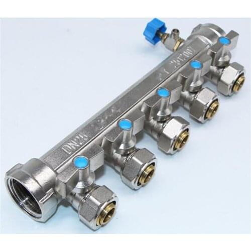 Pure Copper Forging Integrated Ground Heating Pipe Geothermal Pipe Water Separator Pressure And Corrosion Resistance