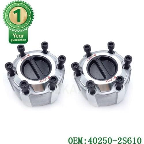 Set Of 2 PCS OEM 40250-2S610 AVM 461 Manual Locking Hub For Nissan D21 Frontier Pathfinder Titan Xterra AVM 461