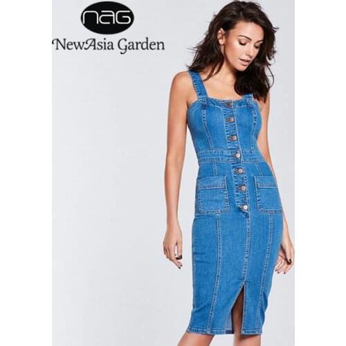 NewAsia Garden Fashion Denim Dresses