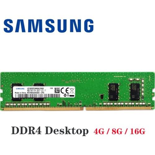 Samsung ddr4 ram 8gb 4GB PC4 2133MHz or 2400MHz 2666Mhz 2400T or 2133P 2666V DIMM Desktop Memory Support motherboard 16GB 8G 16G