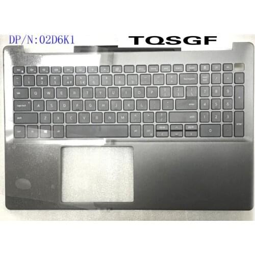 Brand new original Top Cover Upper Case for Dell Inspiron 7590 7590 02D6K1 2D6K1 Black