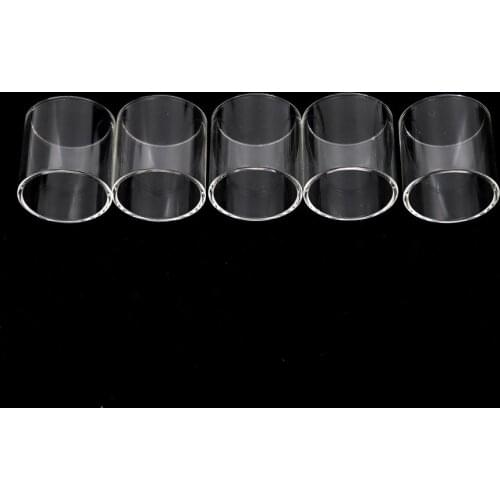 FATUBE 5pcs GLASS CUPS for CuBox Cubis 2 ProCore Air 22 25 plus Aries eVic VTC Dual primo mini Ornate eGo AIO ego eco GLASS TUBE