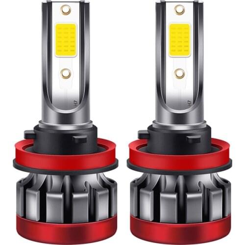 2pcs 30w Plug And Play Led Yellow Headlight 3000k H8/h11 Cars Fog Light Halogen Replacement Conversion Kit