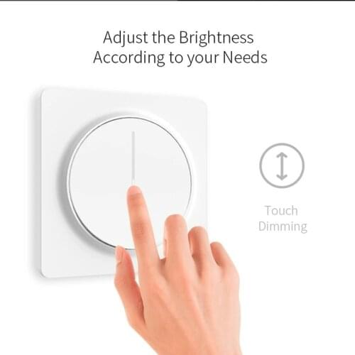 Tuya Zigbee LED Dimming EU Smart Dimmer Switch Remote Control Rotary Dimmer Control Compatible with Alexa Google Home Assistant