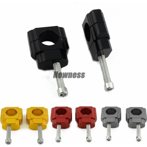 Universal Motorcycle 1-1/8" 28mm HandleBar Fat Handle Bar Mounts Clamp Riser Dirt Pit Bike For Honda CR125 CR250 CRF250 R/X