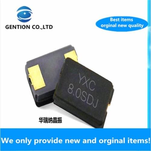 10pcs 100% new and orginal X50328MSB2GI YXC YSX530GA 8M 8MHZIndustrial grade 5032 2PIN 20PF Crystal oscillator