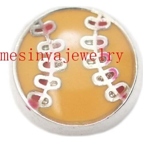 10pcs tennis ball floating charms for glass locket Min amount $15 per order mixed items, FC-359