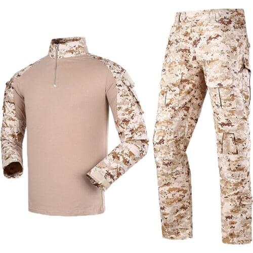 14Color Men Army Tactical Military Uniform Camouflage Combat Shirt Clothes Special Forces ACU Militar Uniforms for Man Coat Set