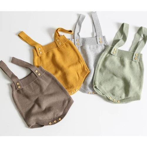 2020 Baby Knit Romper Clothes New Born Baby Girl Clothes Infant Jumpsuit Overall Baby Boy Romper Toddler Girl Winter Clothes