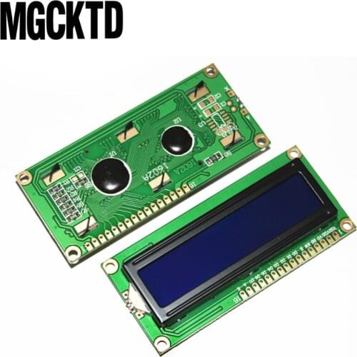 5pcs/lot New Character LCD Module Display LCM 1602 LCD1602 16X2 HD44780 Blue Blacklight