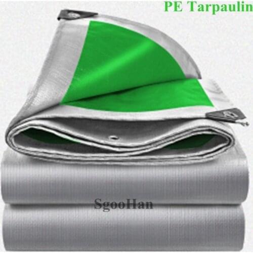 0.32mm PE Tarpaulin Rainproof Cloth Sun Shade Sail Boat Car Truck Canopys Tarp Ground Sheet Camping Pet House Waterproof Cloth