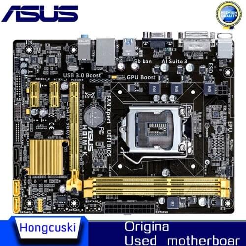 For ASUS H81M-K original motherboard Socket LGA 1150 DDR3 H81 SATA3 USB3.0 Desktop Motherboard
