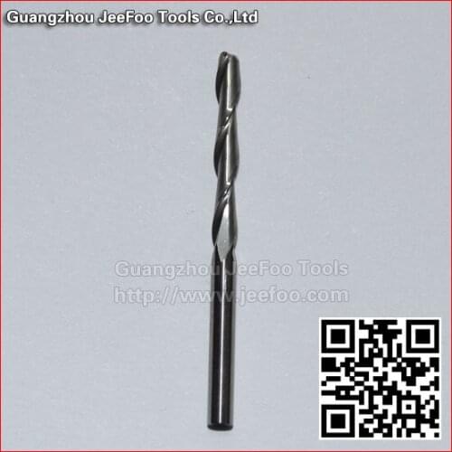 A series 3.175*22 Double Spiral Flute End mills Bits Router Tools,Cutting Bits,Carving Tools,CNC Engraving Bits for Woodworking