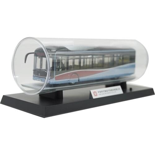 Original Factory 1:43 China Crrc X12 Pure Electric Diecast Bus Model with Classic Package for Birthday Gift