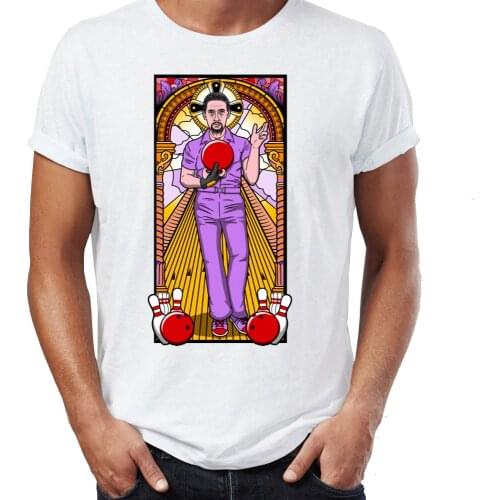 Mens T-shirt The Big Lebowski The Jesus Nobody F With Da Jesus Funny Quote Artsy Awesome Artwork Tshirt Tees Tops Harajuku