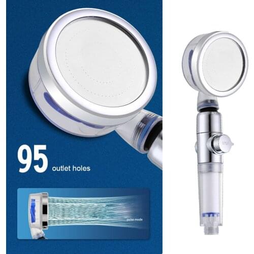 New Arrival Turbocharge SPA Shower Head High Pressure Water Saving Showerhead Bathroom Accessory Filter Shower Dropshipping