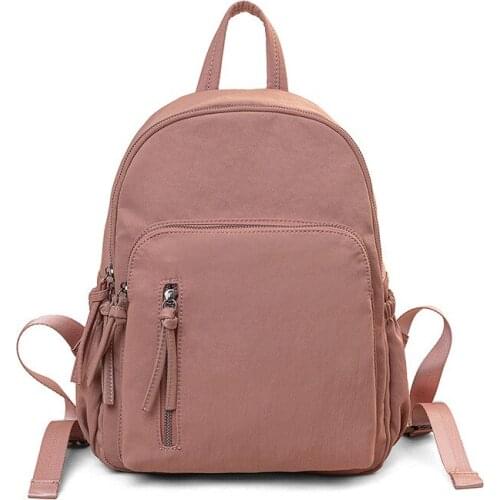 New Women Backpack High Quality Oil Wax Leather Backpack Chest Bag Fashion Travel Backpack Daily Bag Backbag Mochila Sac C1761