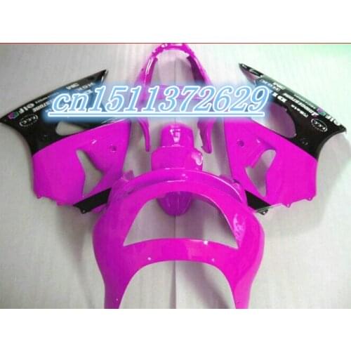 Dor-Body For KAWASAKI ZX9R NINJA ZX-9R 2002-2003 Rose black ZX 9R ZX9 R 02 03 2002 2003 Pink Blue BLK Fairing D