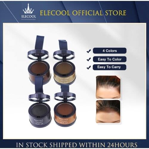 4 Colors Hair Fluffy Powder Instantly Black Root Cover Up Natural Instant Hair Line Shadow Powder Hair Concealer Coverage TSLM1