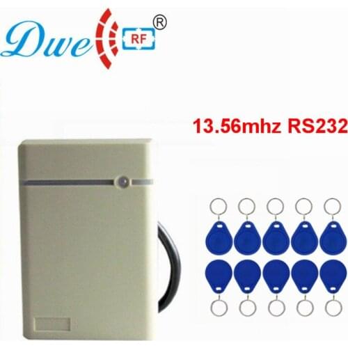 DWE CC RF Access Control Card Reader Waterproof IP65 RFID Proximity Scanner 13.56mhz MF D202M