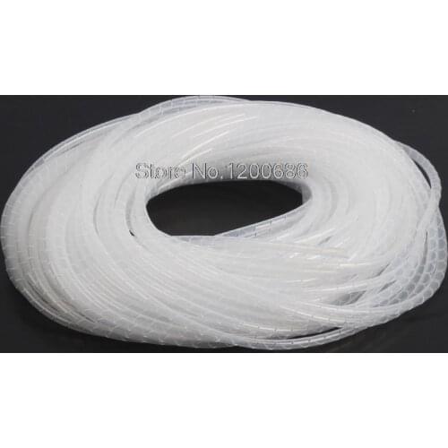 Spiral Band Banding Wrap Sleeving Tubing Cable Sleeve Wire Protection Spiral cable sleeve OD 4/6/8/10/12/14/16/18MM