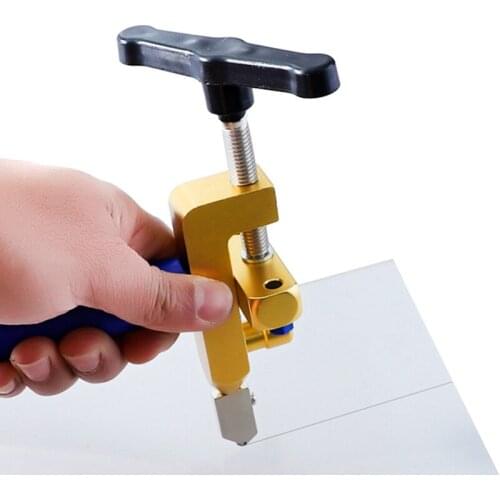 Aluminum Alloy 2 in 1 Glass Cutter 3-15mm Glass Cutting Ceramic Tile Scribing Hand-Held Diamond Cutters