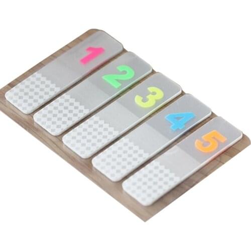 100 Pages Number Letter Symbol Sticker School Supplies Memo Mini Sticky Notes
