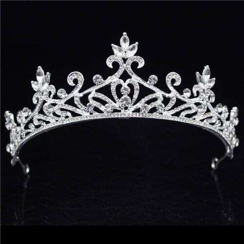 6 Designs Gorgeous Crystal Bridal Tiara Crown Bride Headbands Women Prom Hair Ornaments Wedding Hair Jewelry Accessories