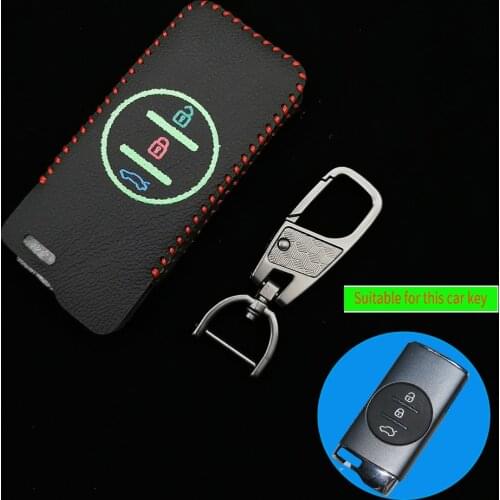 High Quality Leather Smart Remote Car Key Case For Chery Tiggo 8 Arrizo 5 Pro Gx 5x Eq7 Chery Tiggo 7 Pro 2020 Key Accessories
