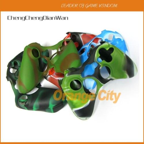 ChengChengDianWan Camouflage Silicone Skin Cover Handle Case controller case for Xbox360 Controller (10 colors)