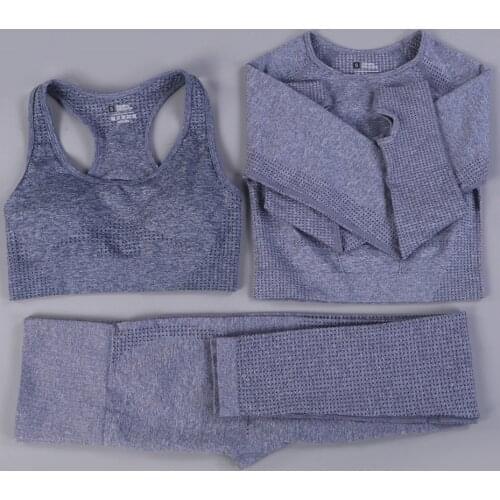 Seamless Yoga Set Gym Clothing Fitness Women Gym Set Workout Clothes For Women Crop Top Sports Bras Leggings Women Sport Suit