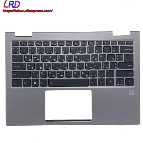 New Shell C Cover Upper Case Palmrest with RU Russian Backlit Keyboard for Lenovo Ideapad Yoga 730-13IKB IWL Laptop 5CB0Q95858