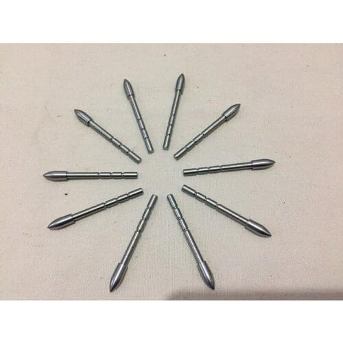 80/100/120grain Archery Field Tips Target point arrowhead broadhead ID4.2mm OD6mm for DIY arrow shaft hunting