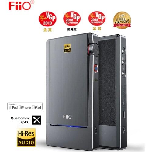 FIIO Q5 Flagship Bluetooth DSD-Capable Portable HIFI AMP DSD Decoder MFi USB Sound DAC Amplifier AptX MFI certified 3.5mm 2.5mm