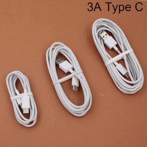 3A Original Xiaomi Fast Charging Cable 1/2/3M Type C Data Cord For MI 11 9 10 10T Pro CC9 Lite Redmi Note 10X 9 9S 8 Pro 9C