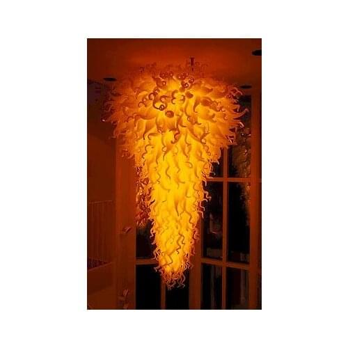 LR703-Luxury Hotel Project Modern Decorative Hand Blown Murano Glass Hanging Chandelier Lighting