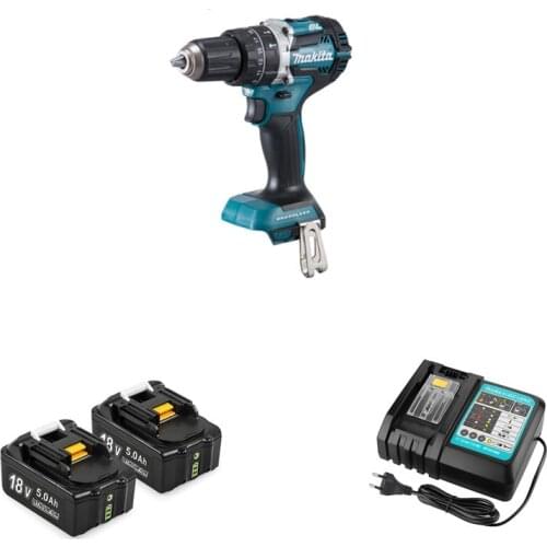 Makita DHP484 with Replace for BL1850B 5.0Ah 18V battery and charger DC18RC