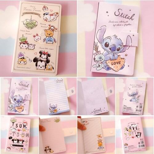 Disney Mickey Tearable Note Pad Princes Fashion Anime Action Figures Cartoon Products Stationery Accessories Book Children Gifts