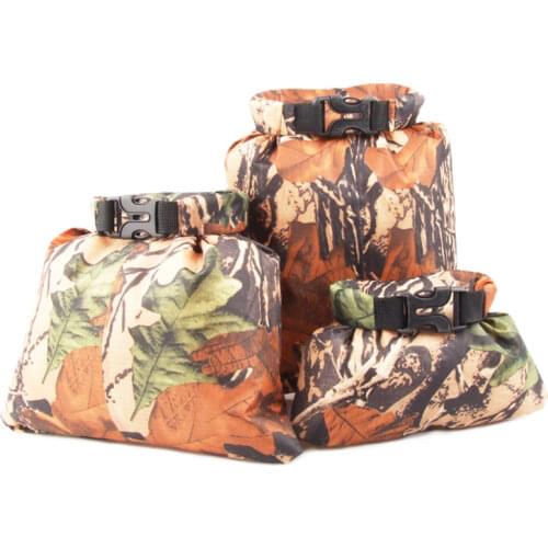 3 Pcs Set Drifting Waterproof Bag River Trekking Bags Outdoor Ultralight Backpack Bucket Bags Travel Foldable Swimming Bags