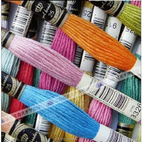 1lot = 447 Pieces 100% Cotton Embroidery Royal Thread Floss Similar DMC