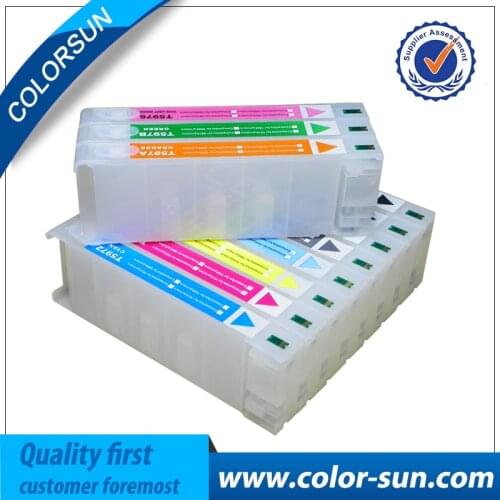New Printer Ink Cartridges for Epson Pro9910 9910s Pro7910 WT7910 7910PS for Cartridge T6361-T6368 with ARC Chips,One Resetter