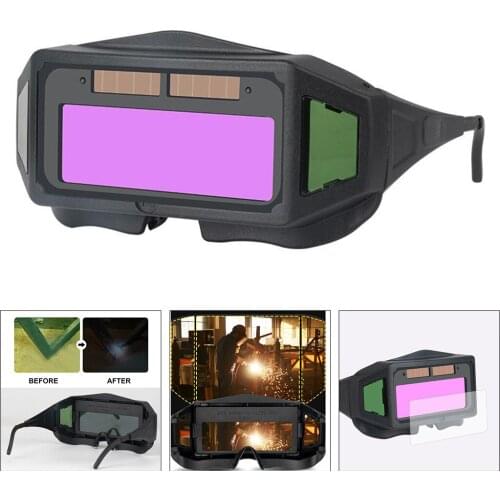 Welding Glasses Auto Darkening Welding Goggles Safety Welding Glasses Eyes Glasses Tool Black Solar Eyes Glasses